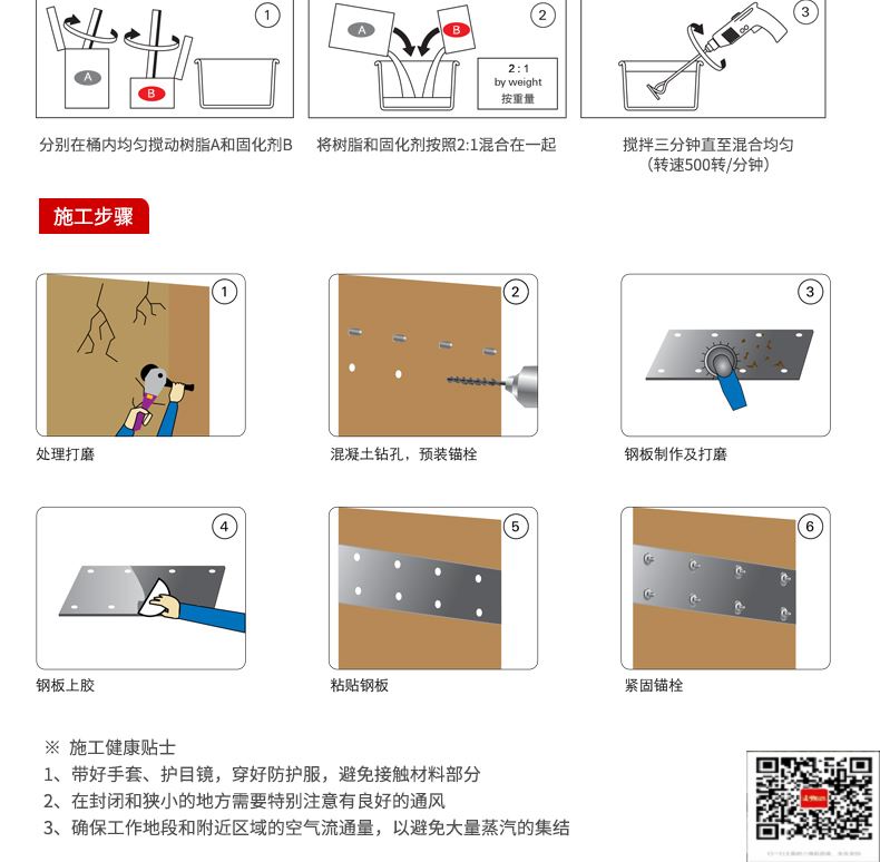 包钢延吉粘钢加固施工过程